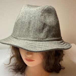 Betmar New York Green Tweed Wool Fedora One Size